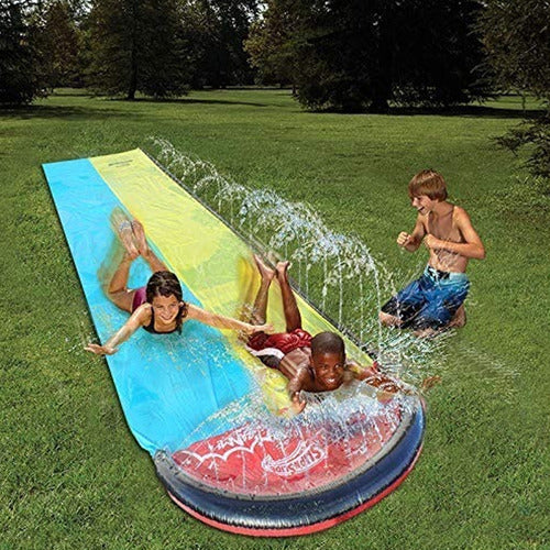 HTS Double Water Slide - Sliding Mat 2