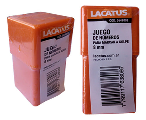 Juego De Numeros Para Marcar A Golpe 8mm 9pzas Lacatus 3