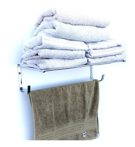 BAGNOESTILO Toallero Perchero Repisa Toallas Baño 100% Bronce Inoxidable 1