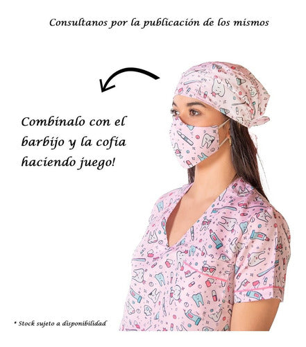 Presente! Chaqueta Medica Odontóloga Estampada T. Grandes - Presente! 6