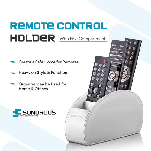 Sonorous Remote Control Holder With 5 Compartments 1