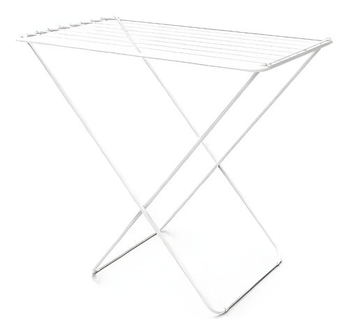 Nakan Foldable Clothes Drying Rack 9 Rods White 0