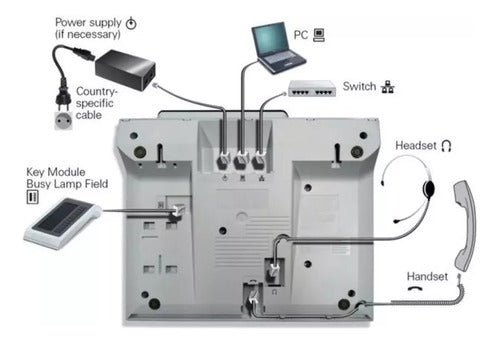 Telefone Ip Openstage 40 G Sip Siemens Sip Nota Fiscal 2