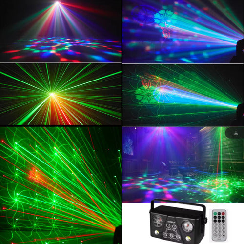 Canhão Laser Projetor Raios Holográfico Sd6m  Discoteca 7