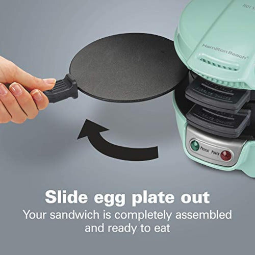 Hamilton Beach Breakfast Sandwich Maker with Egg Ring 5