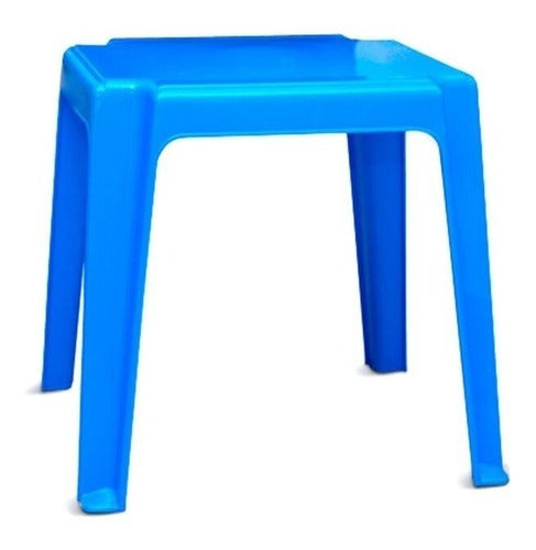 Square Stackable Plastic Carolina Table by Colombraro 3