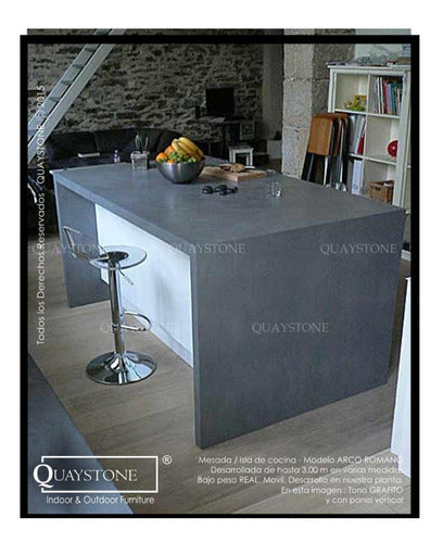 QUAYSTONE Kitchen Countertops - Bar and Island Marble Furniture - Factory Made 5