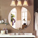 Foster Round Mirror 60cm Modern Living Reception Bathroom 5