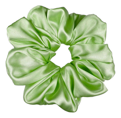 Luxe Satin Solid Color Scrunchies 20