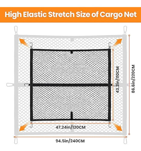 Kaishengyuan Highly Elastic Cargo Net for Truck Bed 1