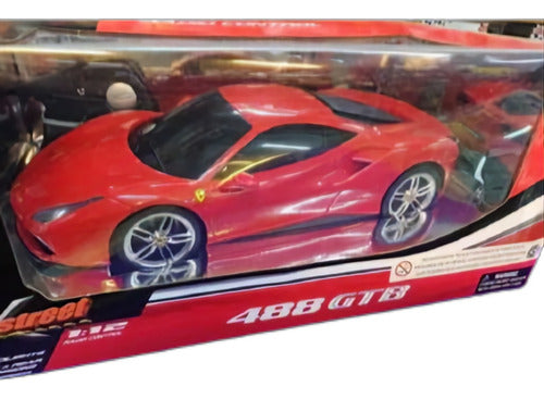 XQ 488 GTB Ferrari Radio Control Escala 1/12 0