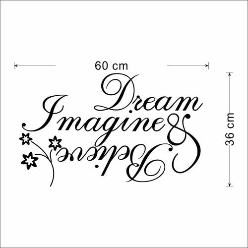 Witkey Dream Imagina Sticker Decoración Pared 4