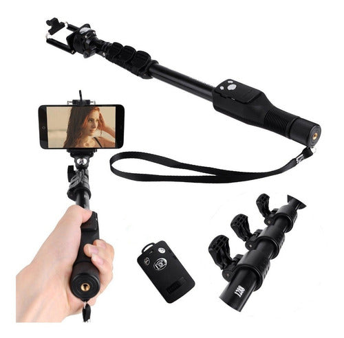 Bastão Pau De Selfie Monopod Yt-1288 Yunteng 0