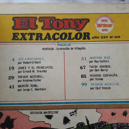 El Tony Extracolor Nº 406 - 1 Agosto 1978 Editorial Columba 1