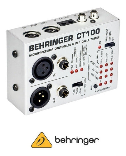 Behringer CT100 Cable Tester PRM - Cable Testing Tool 4