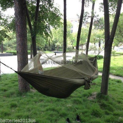 Parachute Fabric Portable Hanging Bed Hammock 3