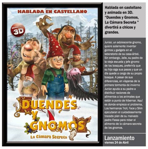 Duendes Y Gnomos - La Cámara Secreta - DVD Original y Nuevo 0