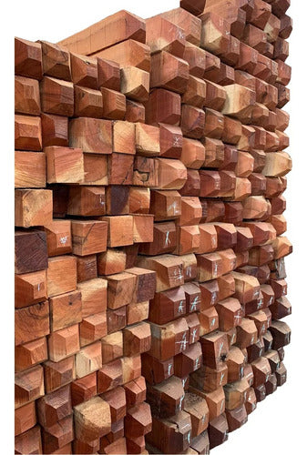 Mundo Alambre Wooden Quebracho Post 2 X 3 X 1.6 Mts 0