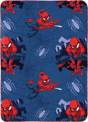 Conjunto De Viaje Spiderman Para Niños: Manta, Almohada Y Pe 1