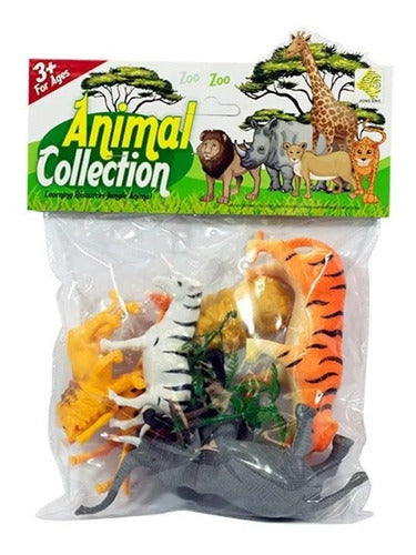 Animales Muñecos De La Selva X8 Con Accesorios 0