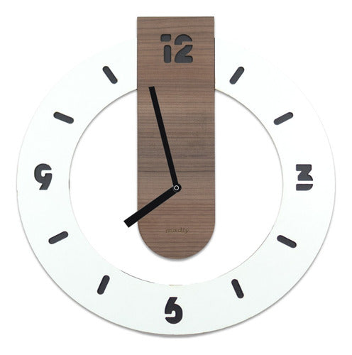 Madly Store Poppy Wall Clock - 45cm x 45cm 0