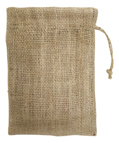 GreeN'Gift Jute Cord Burlap Bags 25x35cm (Pack of 10) 1