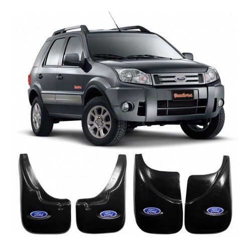 GF Barreros Para Ford Ecosport Rígidos De Plastico X 4 Hasta 12 0