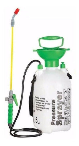 Pulverizador Fumigador 5 Litros Con Valvula De Seguridad Y C 0