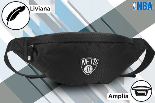 NBA Brooklyn Nets Urban Sports Waist Pack Adjustable Licensed 2