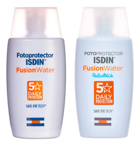 Isdin Set Protector Solar Facial Fusion Water + Water Pediatrico 0