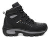 Bota Coturno De Couro Masculino Preto Cinza Adventure Trilha 0