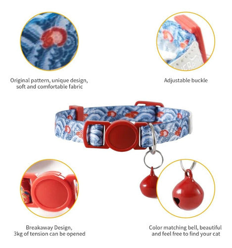 UFBemo Breakaway Cat Collars Set of 2 with Bells 3