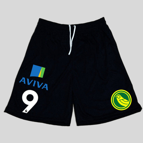 Polyester Norwich English Soccer Shorts with Number - Ideal for Teams 0