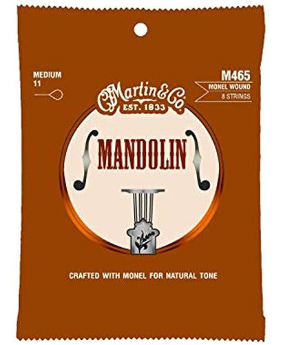 Martin Guitar Mandolin Strings M465, 80/20 Bronze, Medium-ga 0