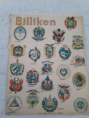 Revista Billiken N° 2204 Año 1962 Día De Las Americas C/post 0