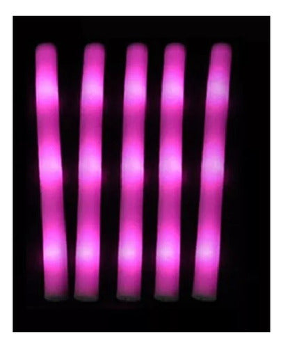 Cienfuegos Vara C/ Led Rompecoco X10 Color Rosa Cotillon Fiesta 1