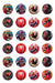 Sticker Autoadhesivo Spiderman X 24u Para Recortar 0