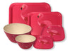 The Kitchen Life Juego Set 21 Piezas Vajilla Melamina Platos Ensaladera Bowl 0