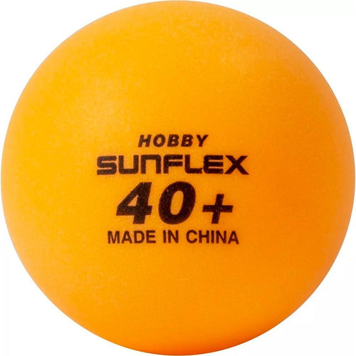 Sunflex Hobby 40+ Table Tennis Ping Pong Balls x 12 Pack 2