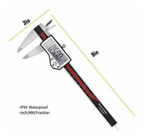 Digital Electronic Caliper with LCD Screen (Red) 5