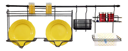 Pias Dish Drying Rack! Kitchen Organizer Set! Length 120 Cm! 0