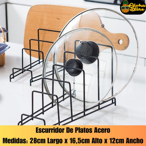 Aloha Dish Rack Organizer Stainless Steel Kitchen 1