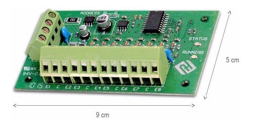 Alonso Alarmas Exp-8Z Wired Zone Expander Plate for A2K8 3