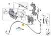 BMW F32 430dx Brake Pads Indicator Sensor Cable 1