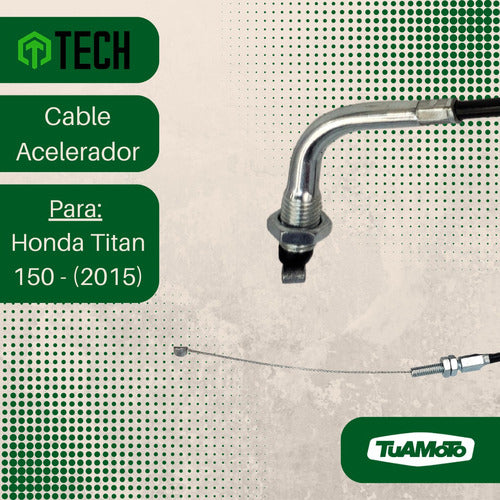 Throttle Cable Tech for Honda CG New Titan 150 Tuamoto 3