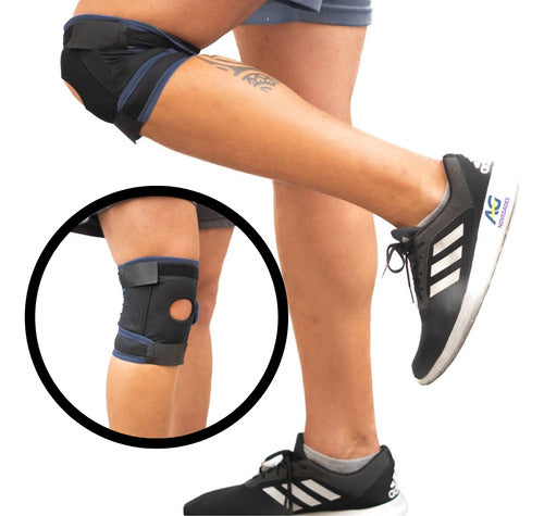 Agnovedades Universal Elastic Knee Brace Meniscus Ligament 0