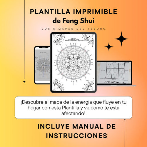 Plantilla Imprimible De Feng Shui El Mapa De La Prosperidad 0