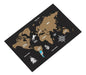 Ave2020 Premium 3D Rubber Map Individual and Coasters Set 2