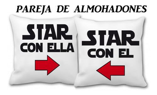 FOTOGARCIA 2 Custom Cushions 30x30 Couples Anniversary Valentine's Day 2