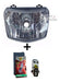 Bloco Farol Bros 150 Mix Es Ks 09/12 + Lâmpada Farol Led M5 1